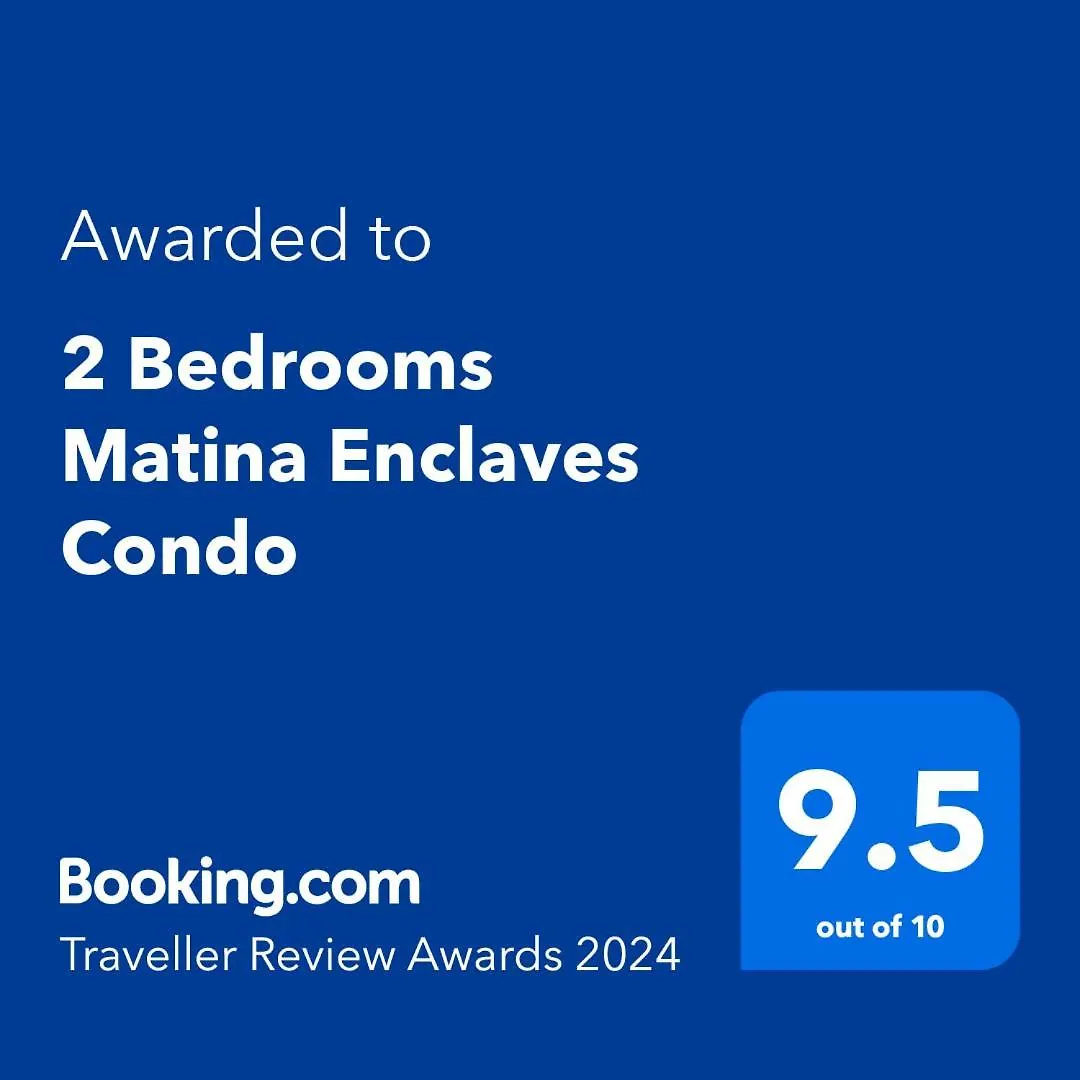 2Bedrooms 2Toilet& Bath Matina Enclaves Condo Davao Apartment